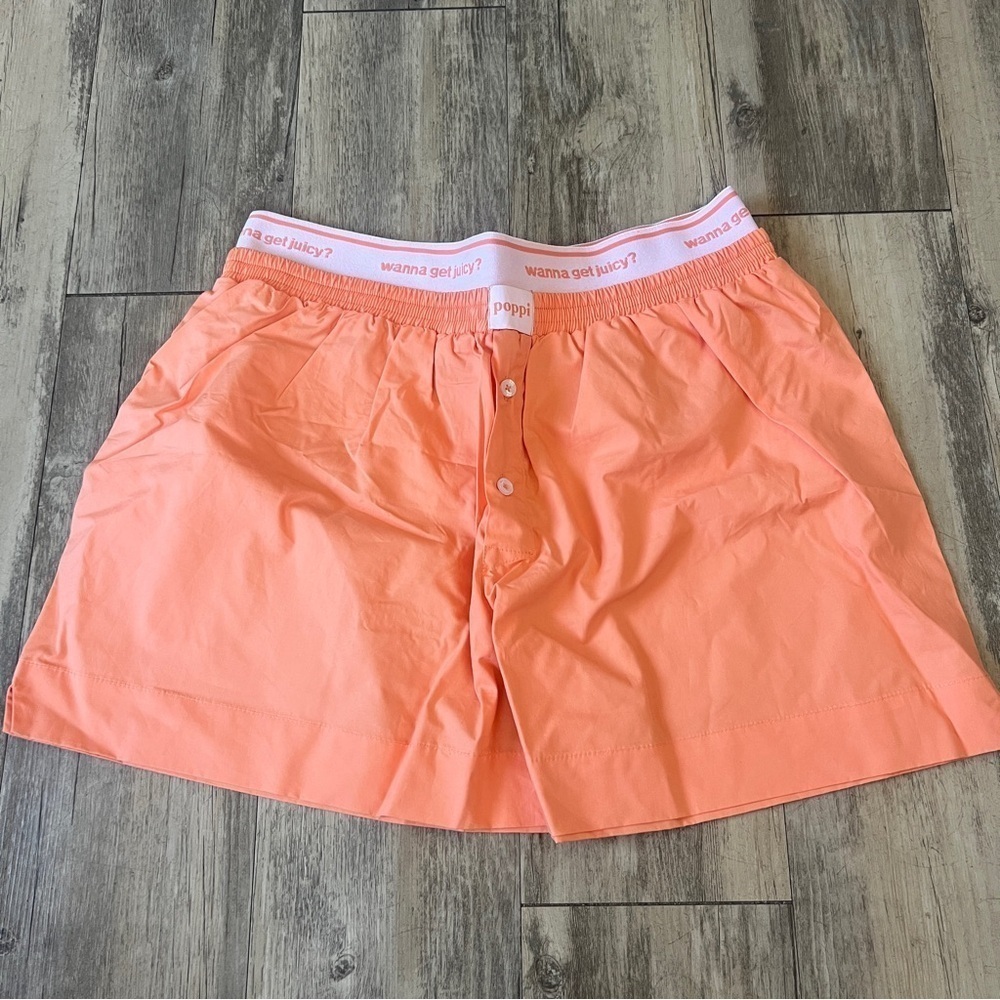 Drink Poppi Orange Athletic High Waist Shorts